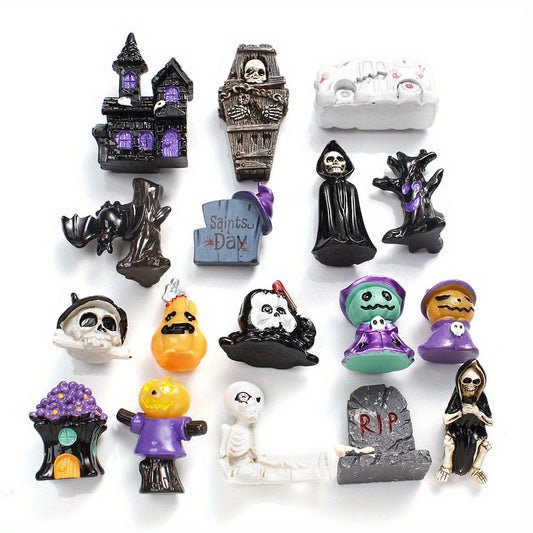 5-Piece Halloween Mini Resin Figurine Set