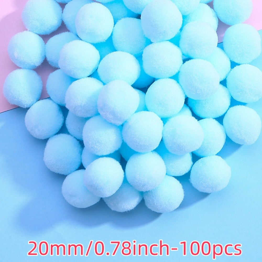 Rainbow Pom Pom Balls
