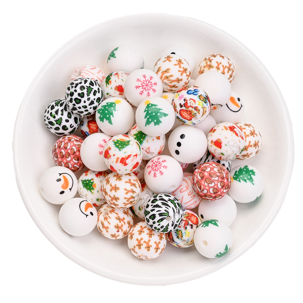 Christmas Silicone Beads