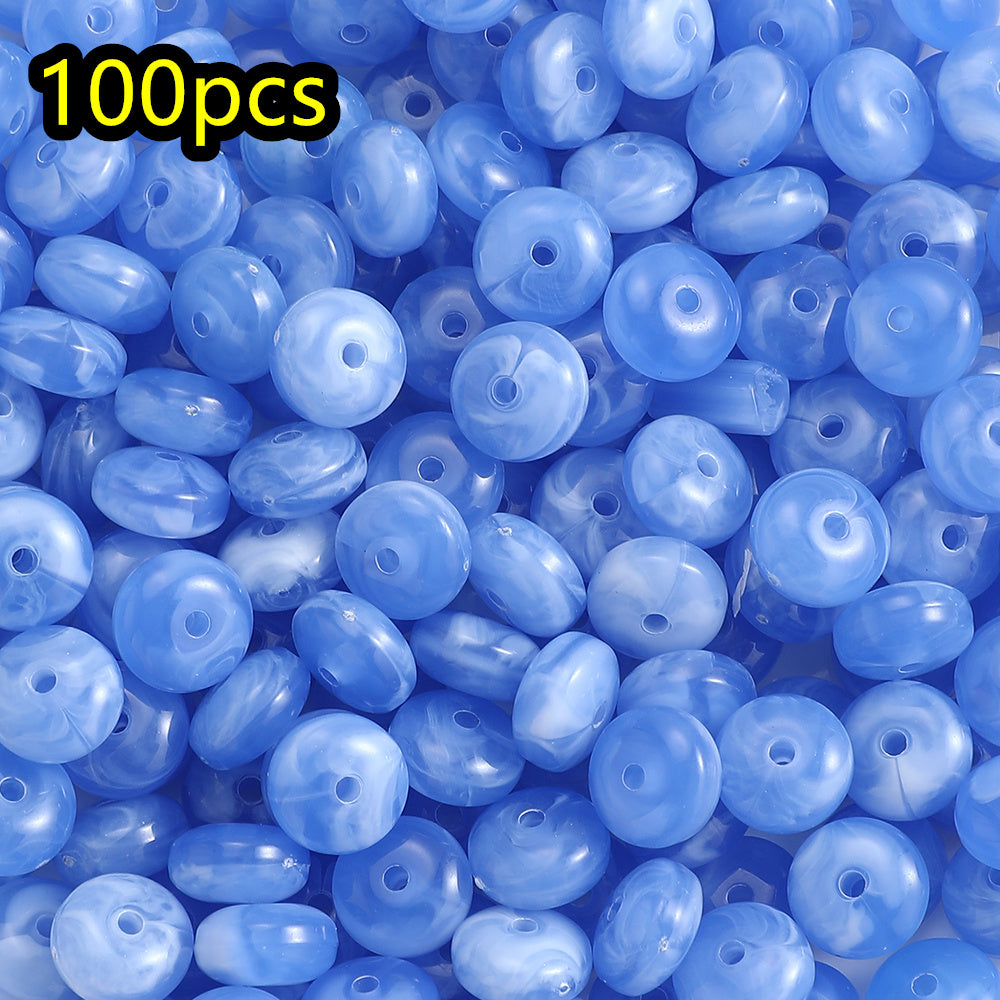 Yellow Lemon Acrylic Beads