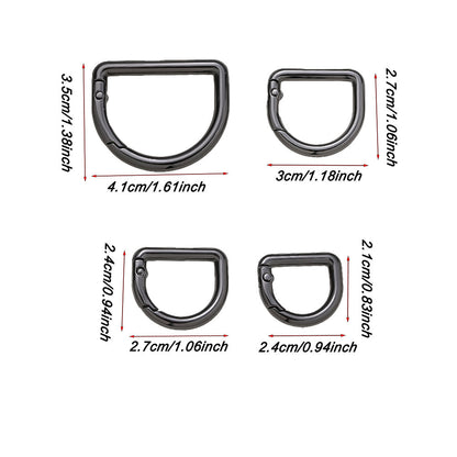 D Shape Spring Buckle Set