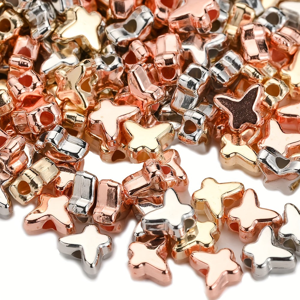 100PCS 5×6mm Mini Butterfly CCB Bead Set