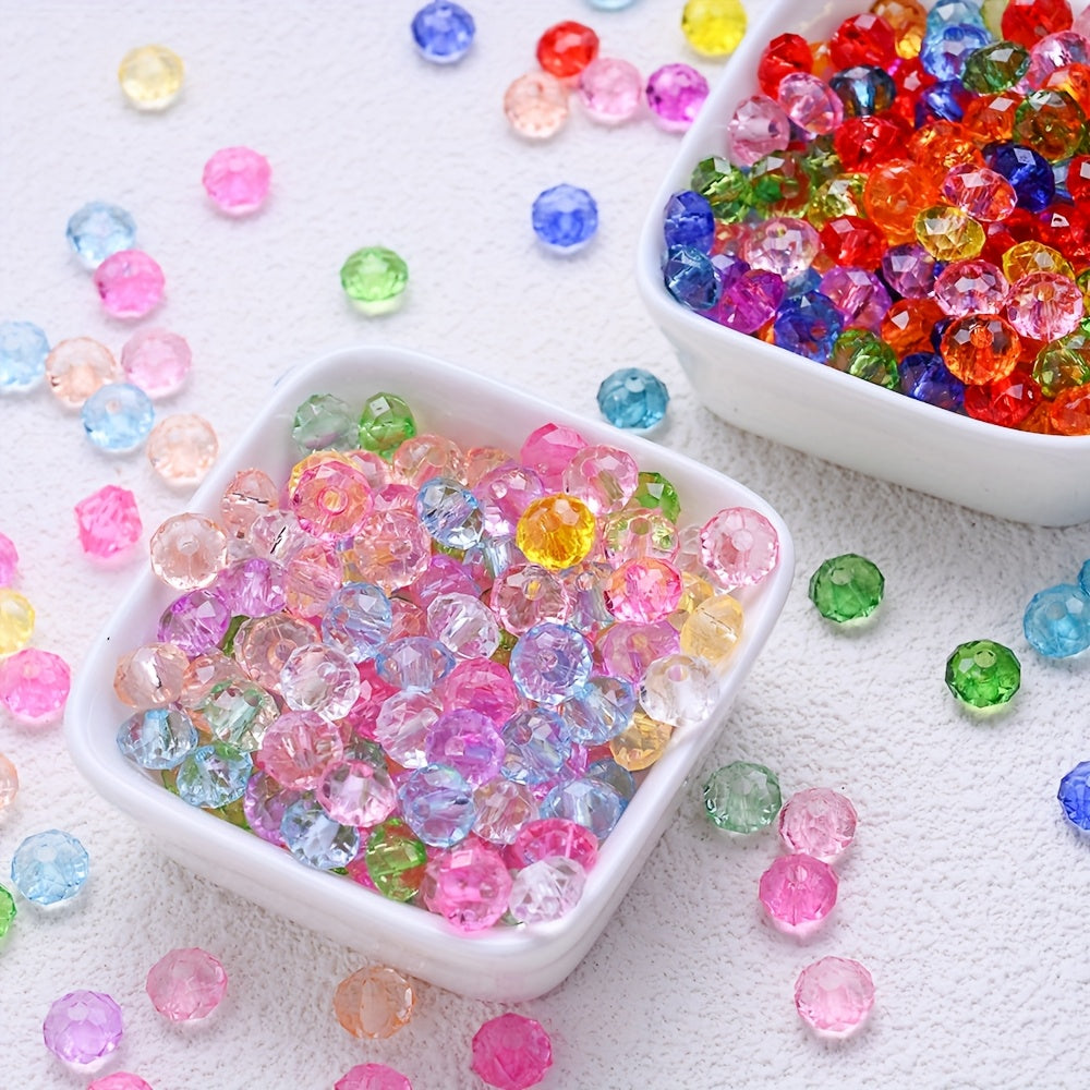 Faceted Acrylic Beads