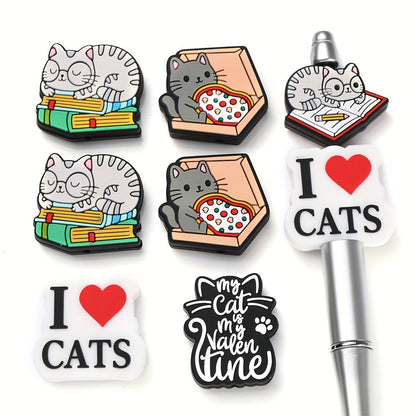 Cat Silicone Beads