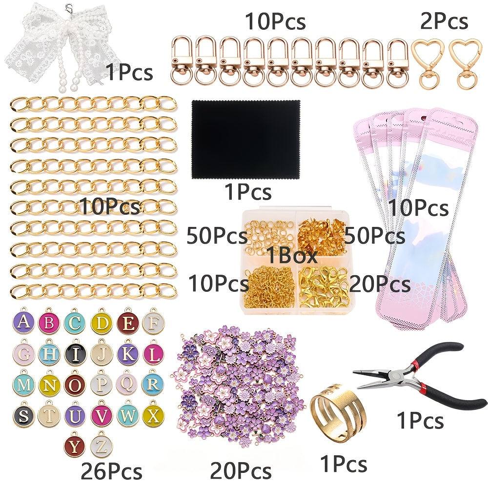 Complete DIY Keychain & Jewelry Making Kit