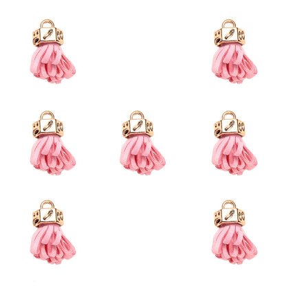 Fashion Mini Colorful Fringe with Golden Cap