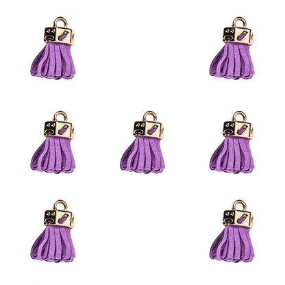 Fashion Mini Colorful Fringe with Golden Cap