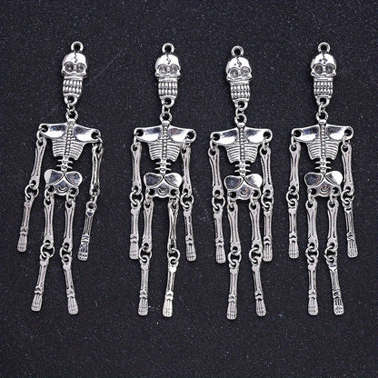 Halloween Mermaid Skull Charms