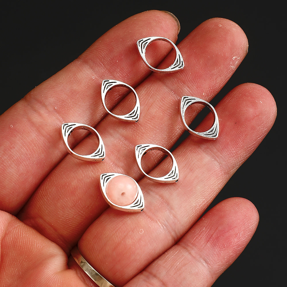 30pcs Alloy Devil's Eye Spacer Beads