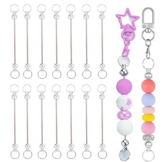 Blank Beadable Keychain Bars