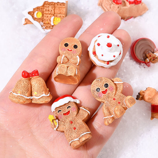 Christmas Miniature Resin Ornament Set