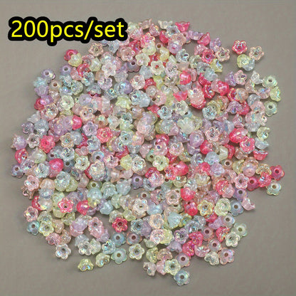 100/200pcs Tiny Valley Lily Flower Beads