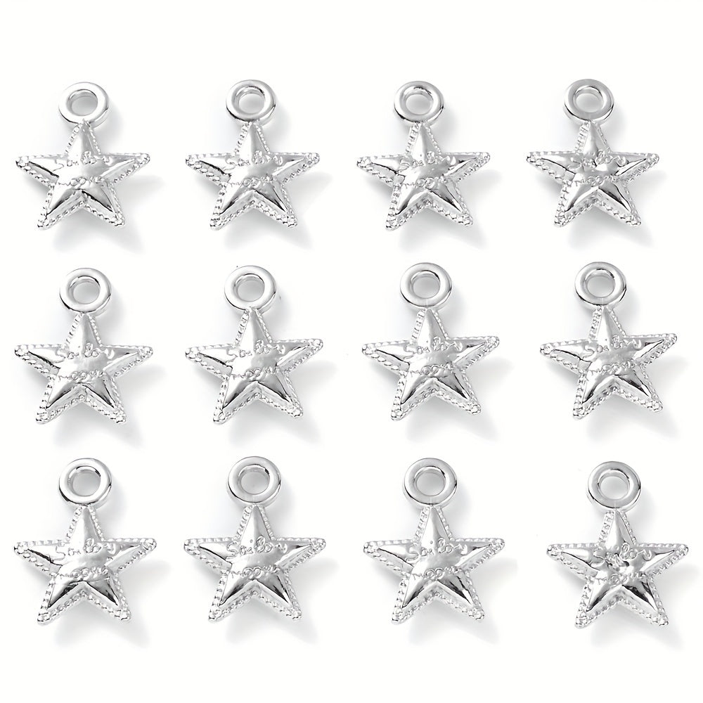 20PCS 12×15mm Antique Star CCB Pendant Beads