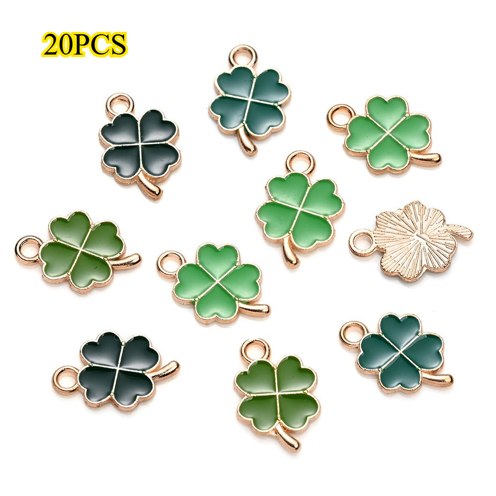 Lucky Four-Leaf Clover Alloy Pendants