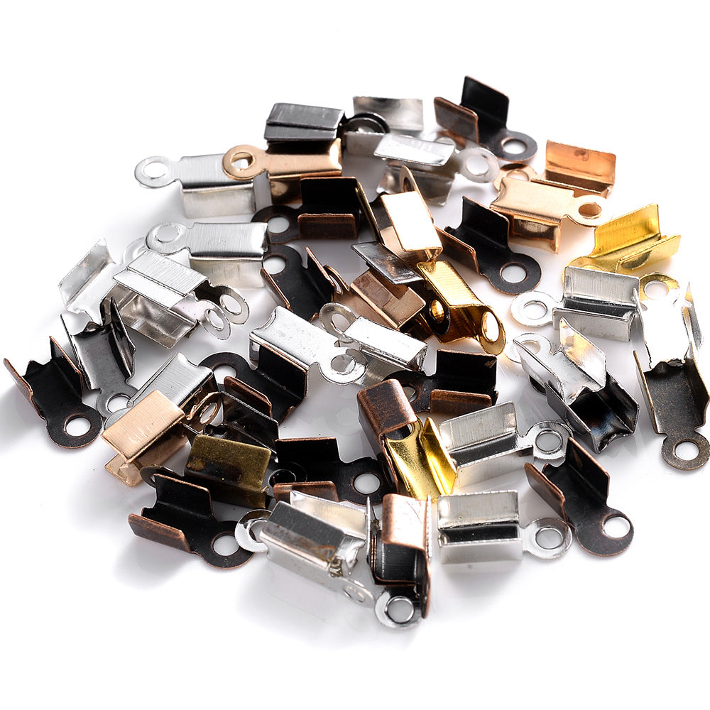 200pcs 2.5/3.5/4mm Crimp End Caps