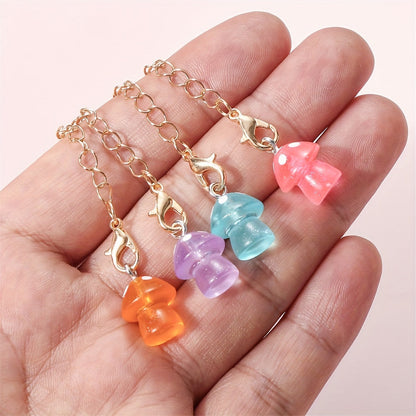 1PC Luminous Resin Mushroom Pendant