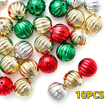 10pcs/set 16mm Christmas Resin Bubble Gum Beads
