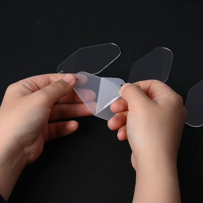 Acrylic Rhombus Keychains