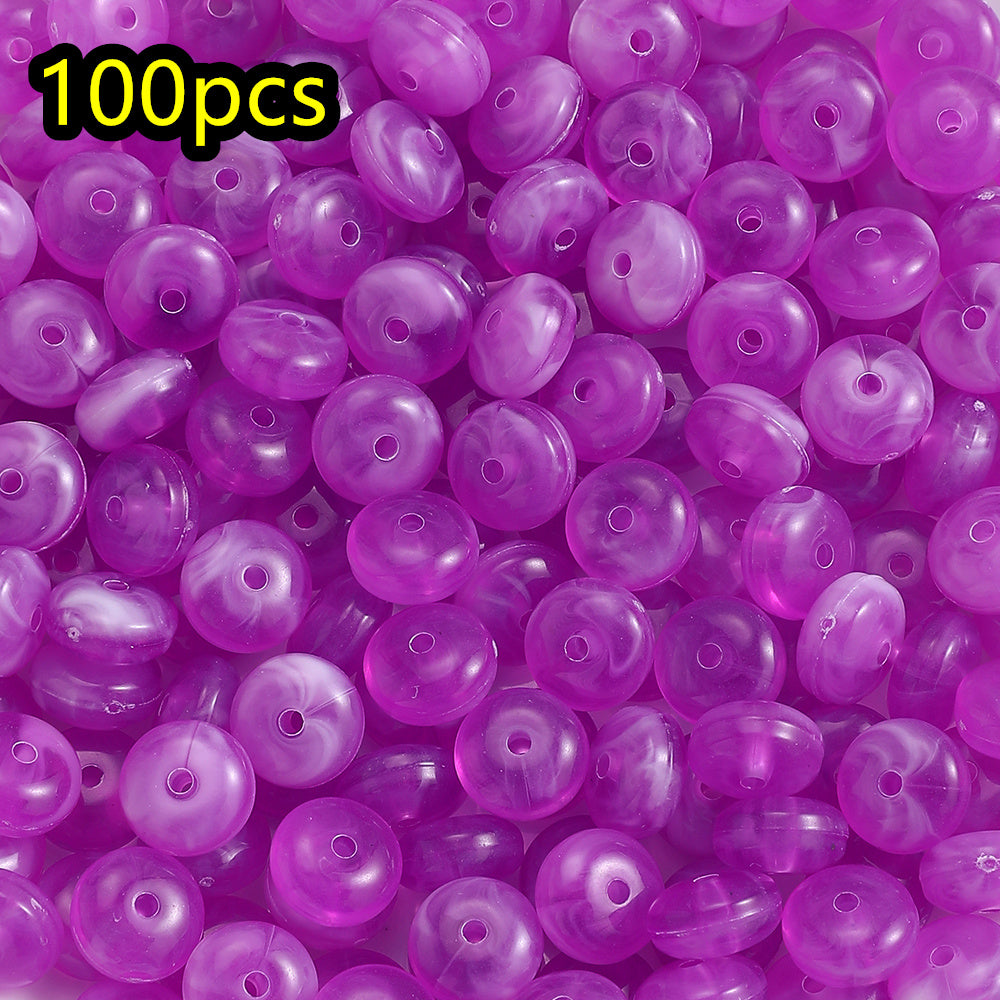 Yellow Lemon Acrylic Beads