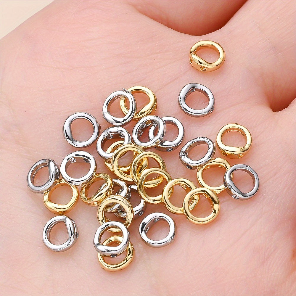 Copper Round Jewelry Clasp Connectors