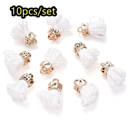 Fashion Mini Colorful Fringe with Golden Cap