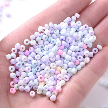 1000PCS 3mm Macaron Multicolor Glass Seed Bead Set