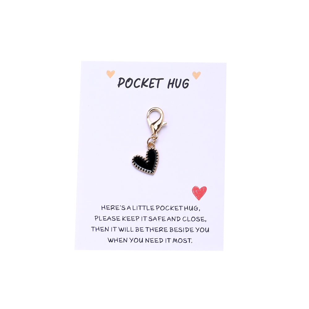 Heart Keychain with Thank You Card