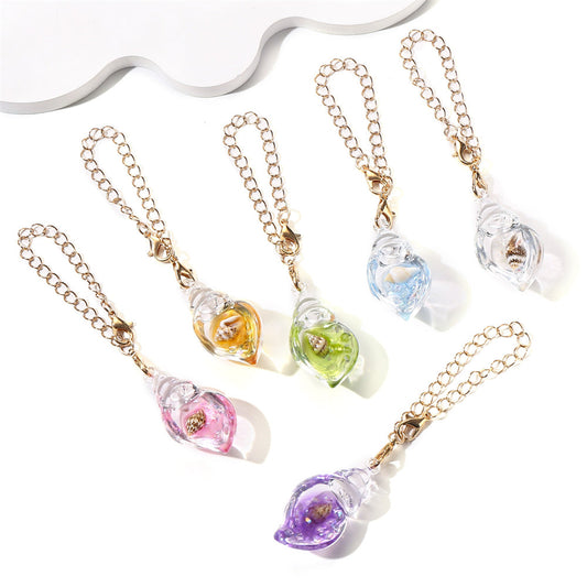 Luminous Resin Shell Cup Charms