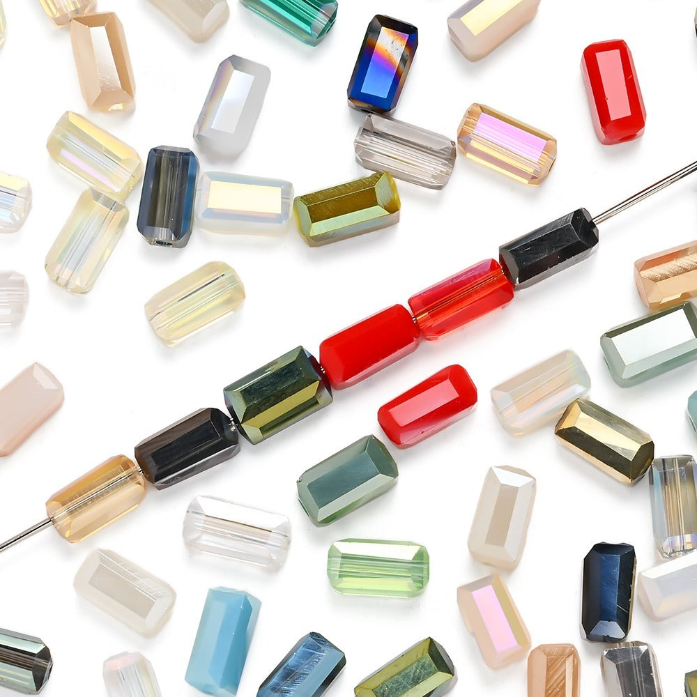 Shimmering Iridescent Crystal Beads