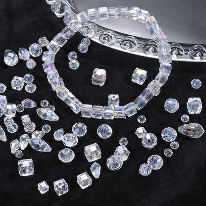 1000pcs/set Transparent AB Crystal Glass Bead Kit