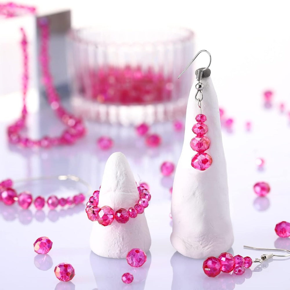 Sparkling Crystal Spacer Bead Set