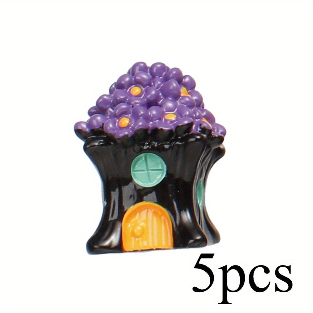 5-Piece Halloween Mini Resin Figurine Set