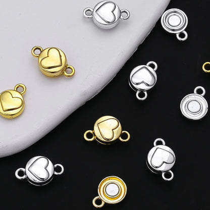 Heart Magnetic Clasp Connectors