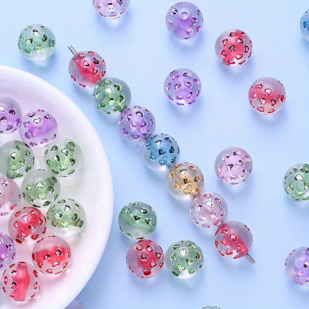 Starfish Heart Acrylic Beads