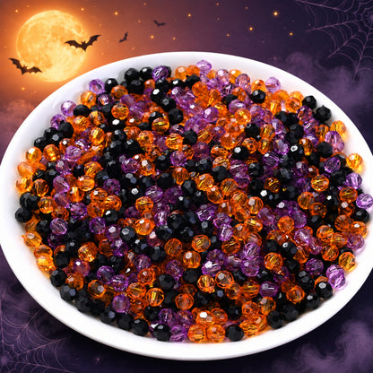 Halloween Faceted Acrylic Beads