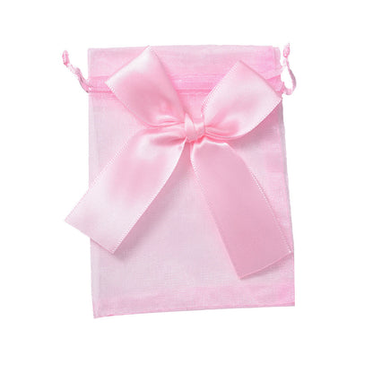 10PCS Organza Drawstring Gift Bag Set with Bowknot