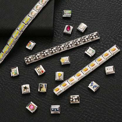 9x10 mm Stainless Steel Modular Charm Link