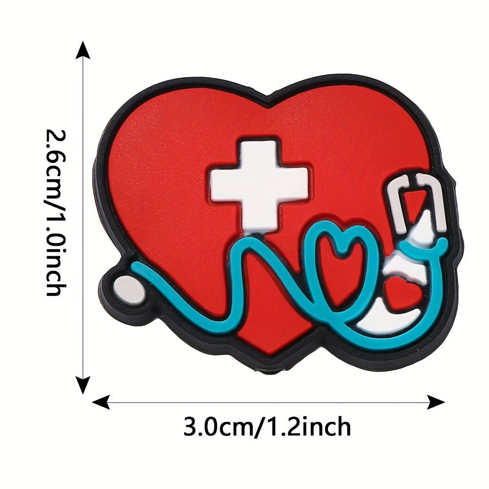 Nurse Theme Silicone Beads