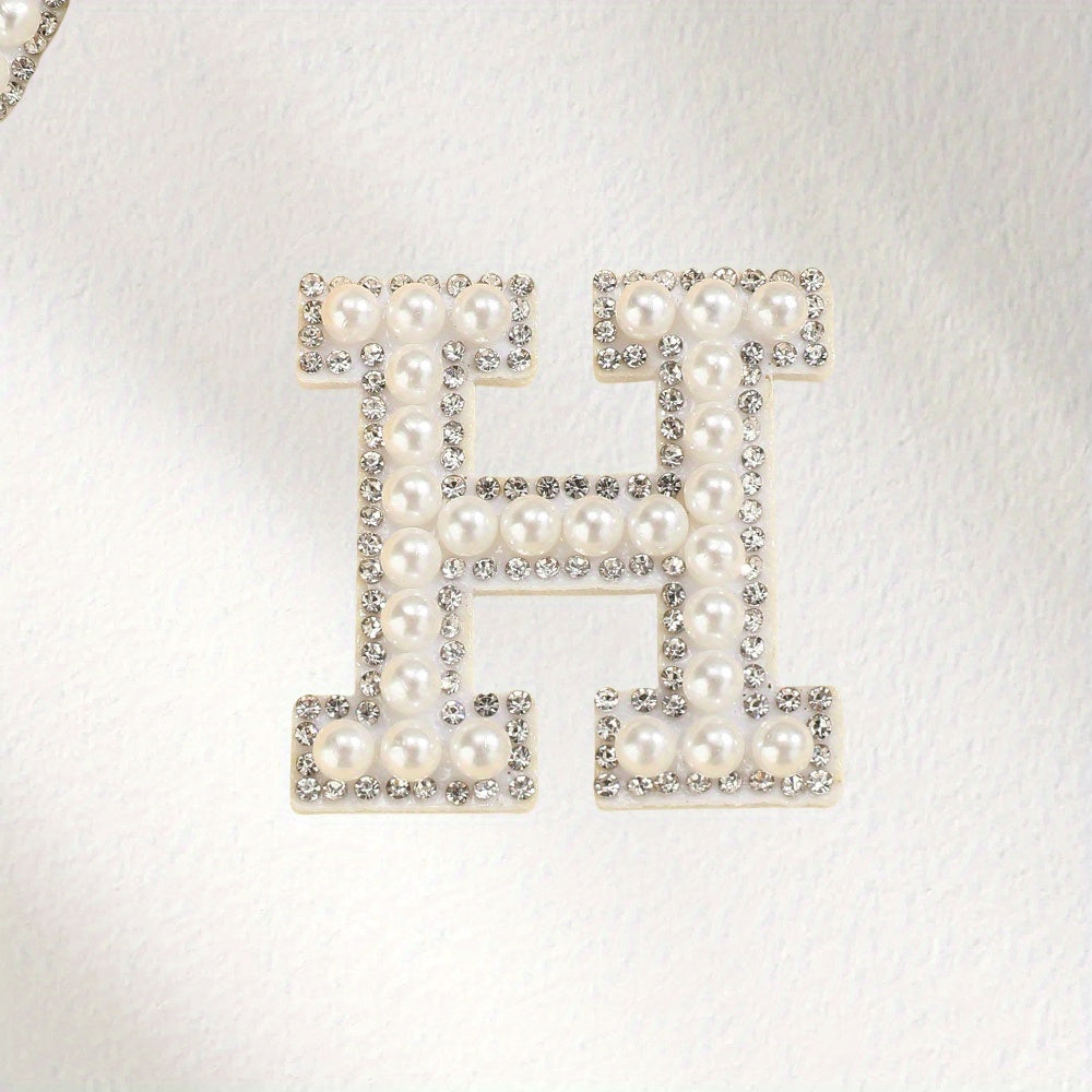 Alphabet Flatback Decorative Bead