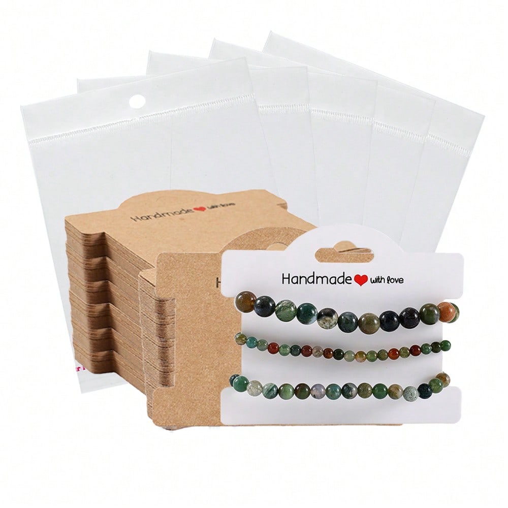 Keychain and Jewelry OPP Packaging Card Set