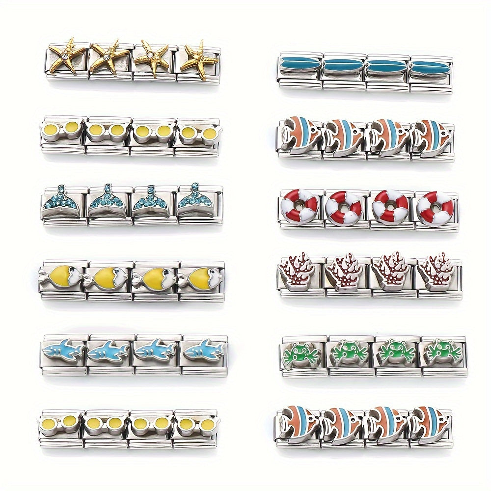 1PC Stainless Steel Modular Bracelet Link Set