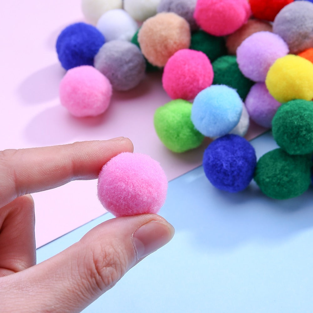 Rainbow Pom Pom Balls