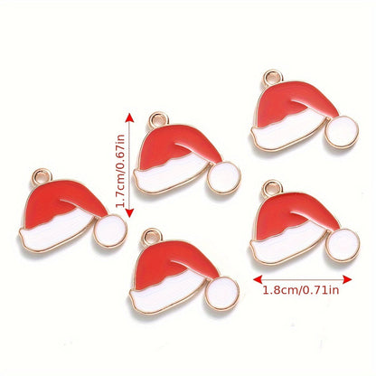 Mixed Metal Christmas Pendants