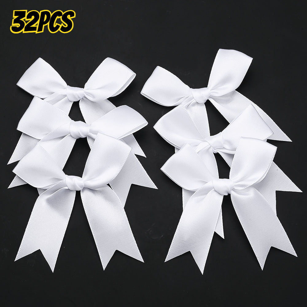 32-Piece Random Satin Ribbon Bow Set
