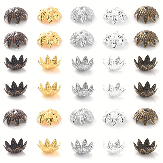 Lotus Metal Bead Caps