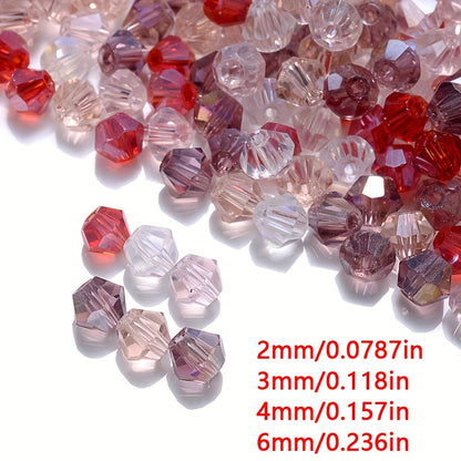 AB Multicolor Diamond Faux Crystal Beads