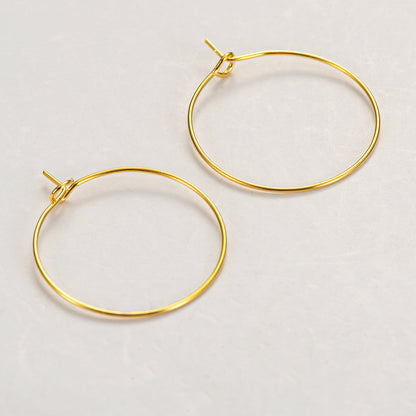 Mixed Alloy Earring Hoop Set
