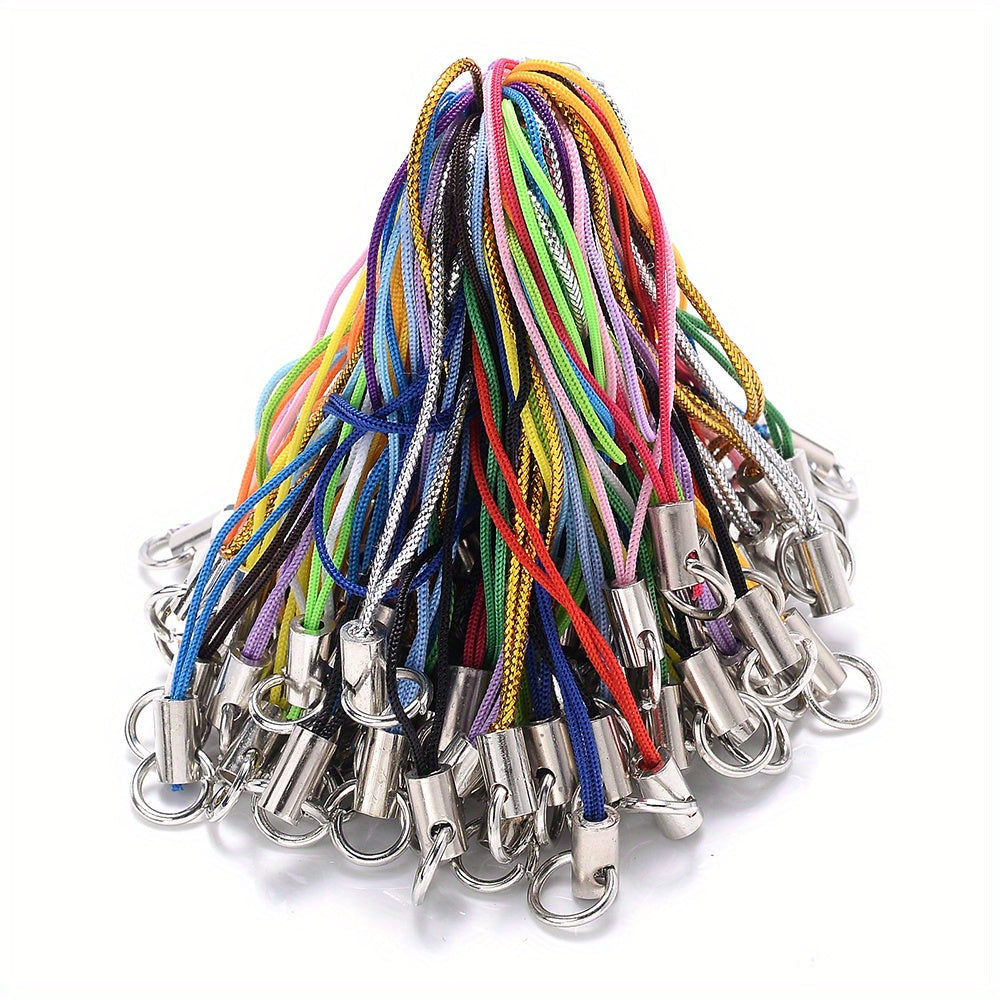 50PCS Colorful Lanyard Strap Set