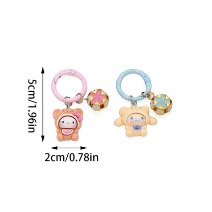 Cute Bell Keychain Charms