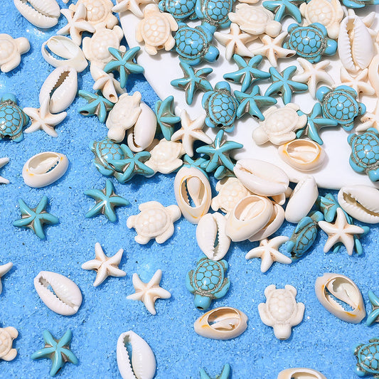 Sea Theme Turtle Starfish Beads